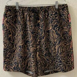 Johnny Was NWOT Mens Swim Trunk Boho Sz large